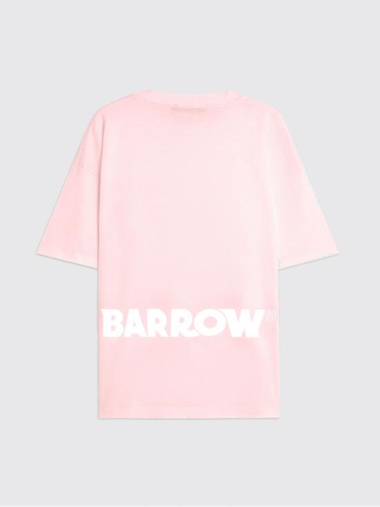 26SS 바로우 반팔 티셔츠 S6BWUATH003 049 Blush Pink - BARROW