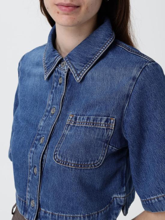 26SS 리우조 데님 셔츠 UA6337D0319 79010 Blue - LIU JO