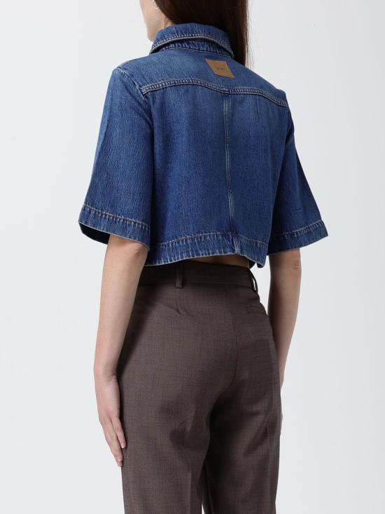 26SS 리우조 데님 셔츠 UA6337D0319 79010 Blue - LIU JO