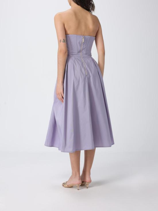 26SS 엘리자베타프랜치 롱 원피스 AB94262E2 EV7 Lilac - ELISABETTA FRANCHI