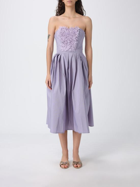 26SS 엘리자베타프랜치 롱 원피스 AB94262E2 EV7 Lilac