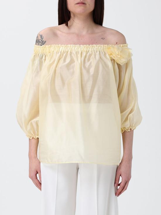 26SS 하니타 블라우스 HM31654582 CHANTILLY Yellow