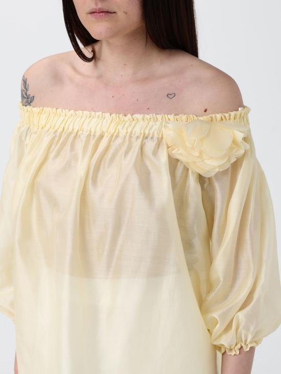 26SS 하니타 블라우스 HM31654582 CHANTILLY Yellow - HANITA