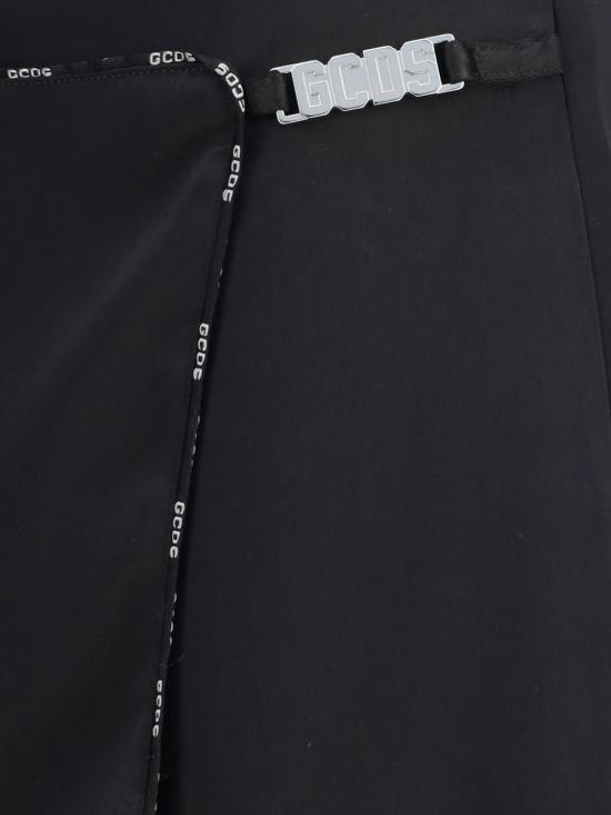 26SS 지씨디에스 미디 스커트 C1WBQM240G046 999B Black - GCDS