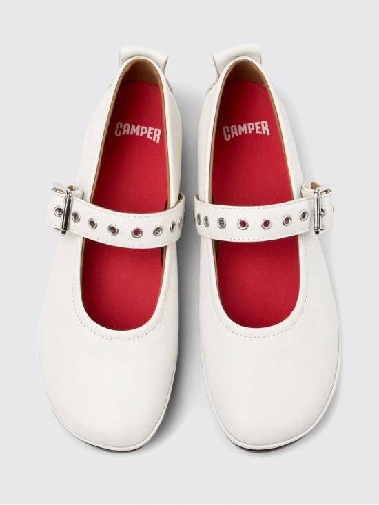 26SS 캠퍼 플랫 슈즈 K201962 002 RIGHT NINA 0 White - CAMPER