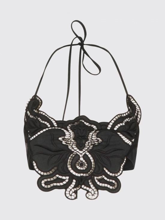 26SS 블루마린 민소매 티셔츠 P644C242A N0990 Black - BLUMARINE