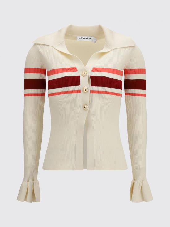 26SS 셀프 포트레이트 가디건 SS26061CC CREAM Yellow Cream - SELF PORTRAIT