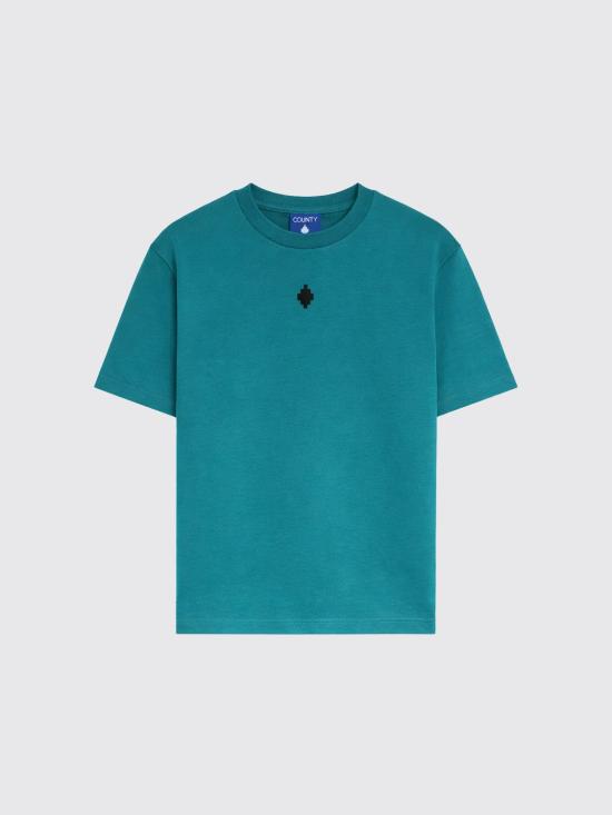 26SS [키즈] 컨트리 오브 밀란 티셔츠 S6CMJBTH008 059 Petroleum Blue