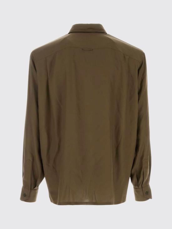 26SS 생로랑 긴팔 셔츠 854249Y1L27 1302 Kaki - SAINT LAURENT