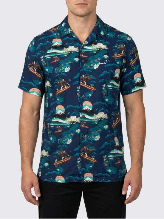 26SS 마우나케아 반팔 셔츠 MKU142 BN Blue 1