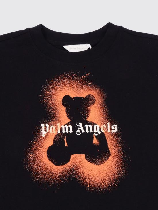 26SS [키즈] 팜앤젤스 티셔츠 PBAA003S26JER006 110 Black - PALM ANGELS