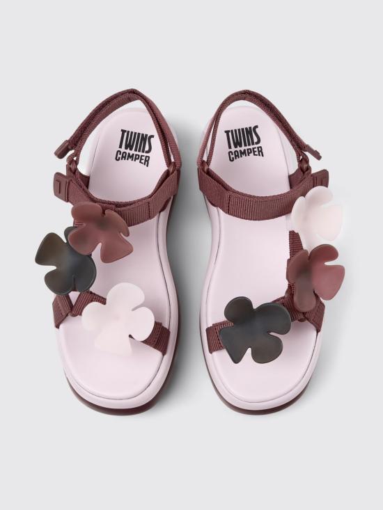 26SS 캠퍼 샌들 K201726 014 TWINS 0 Burgundy - CAMPER