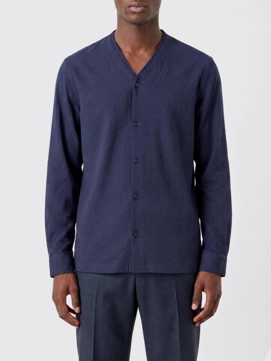 26SS 엠포리오 아르마니 긴팔 셔츠 EM005464AF22051 U8139 Blue 1