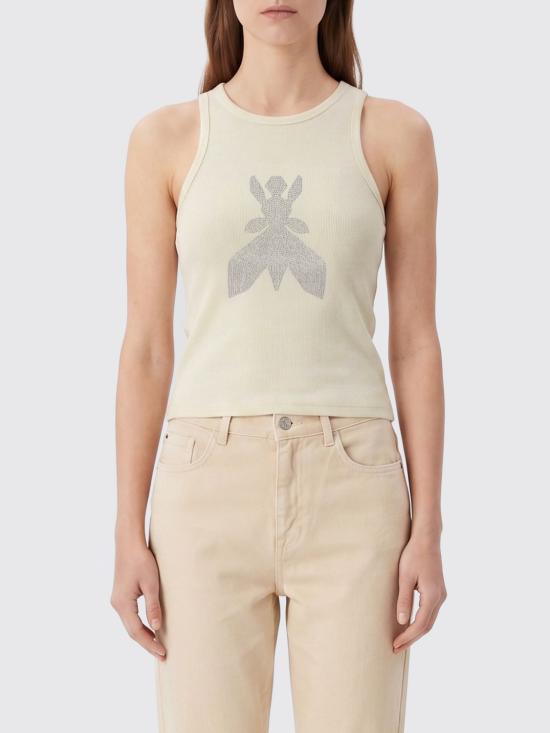 26SS 파트리지아페페 민소매 티셔츠 8M1768J373 W413 White