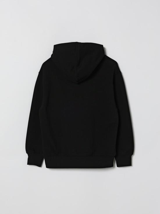 26SS [키즈] 팜앤젤스 풀오버 PBBB012S26FLE003 110 Black - PALM ANGELS