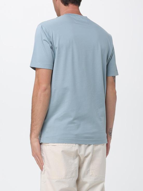 26SS 씨피 컴퍼니 반팔 티셔츠 20CMTS114A00637G 809 Silver - C.P. COMPANY