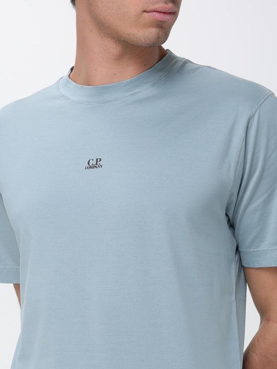 26SS 씨피 컴퍼니 반팔 티셔츠 20CMTS114A00637G 809 Silver - C.P. COMPANY