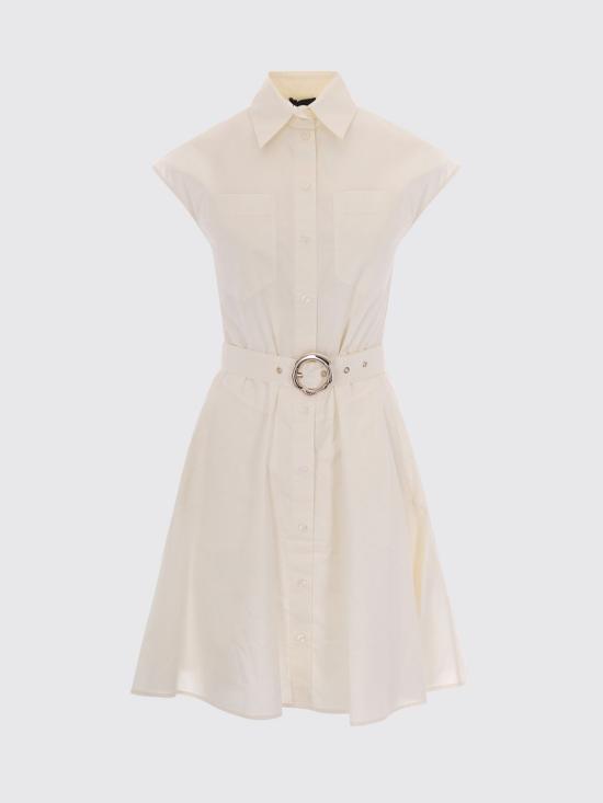 26SS 리우조 미디 원피스 CA6365TS246 P9649 Yellow Cream - LIU JO