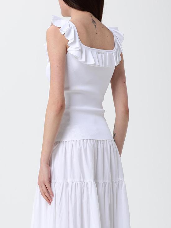 26SS 마이클 코어스 민소매 티셔츠 MS661G033D 100 White - MICHAEL KORS