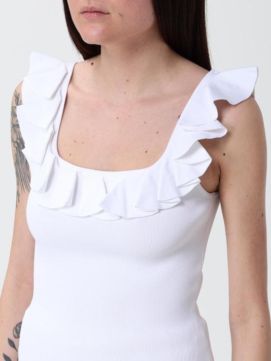 26SS 마이클 코어스 민소매 티셔츠 MS661G033D 100 White - MICHAEL KORS