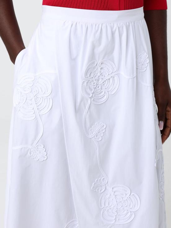 26SS 리우조 롱 스커트 CA6178T039A 11111 White - LIU JO