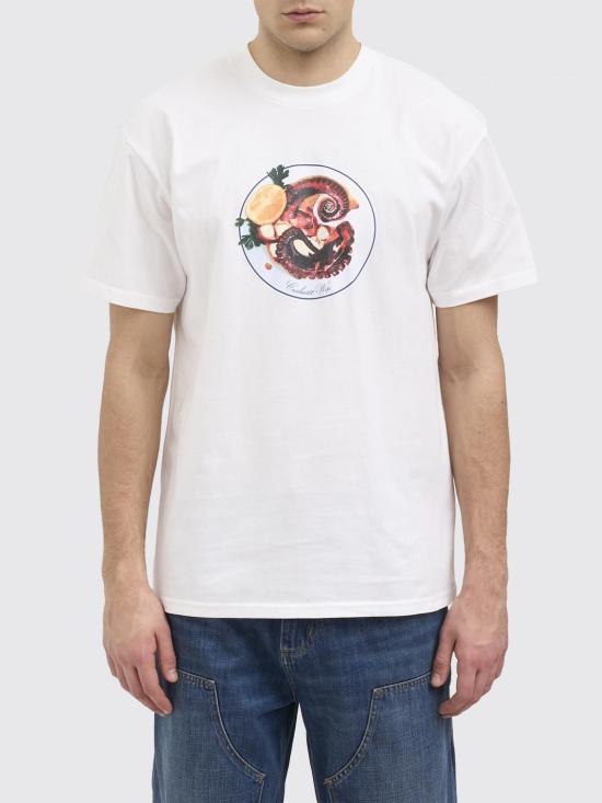 26SS 칼하트 WIP 숏슬리브 옥토퍼스 티셔츠 I036217 02XX White