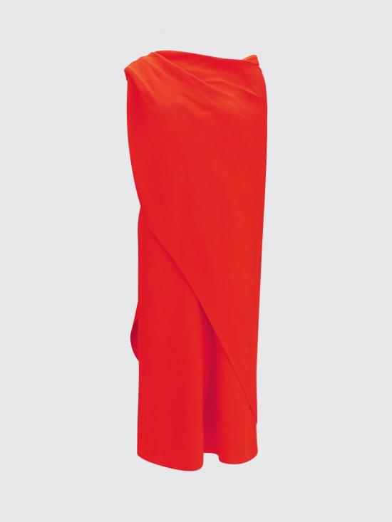 26SS 발렌시아가 롱 원피스 872272TUT55 3941 Red - BALENCIAGA