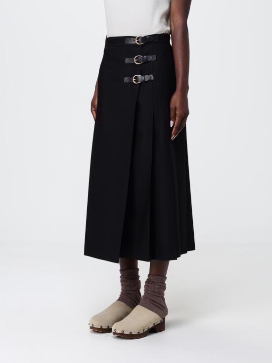 26SS 끌로에 롱 스커트 CH26SJU11067 001 Black - CHLOE