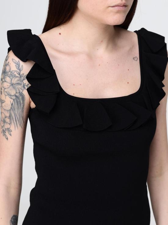 26SS 마이클 코어스 민소매 티셔츠 MS661G033D 001 Black - MICHAEL KORS