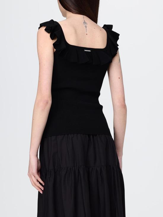 26SS 마이클 코어스 민소매 티셔츠 MS661G033D 001 Black - MICHAEL KORS