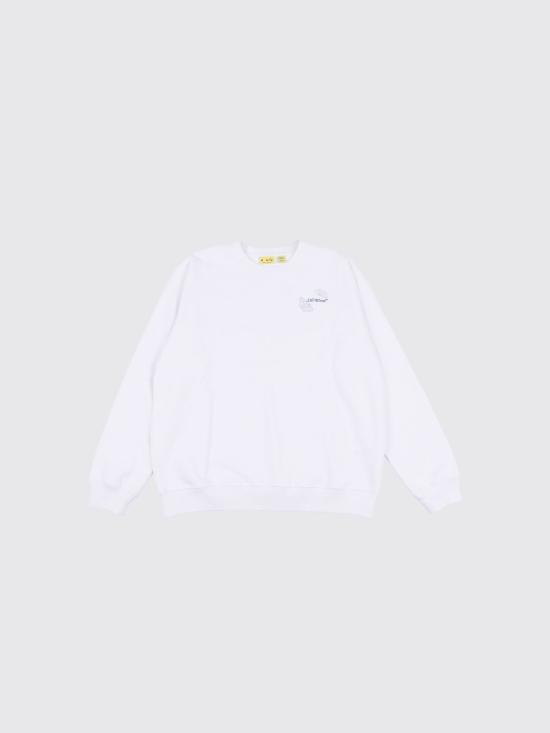 26SS [키즈] 오프화이트 풀오버 OGBA001S26FLE002 100 White