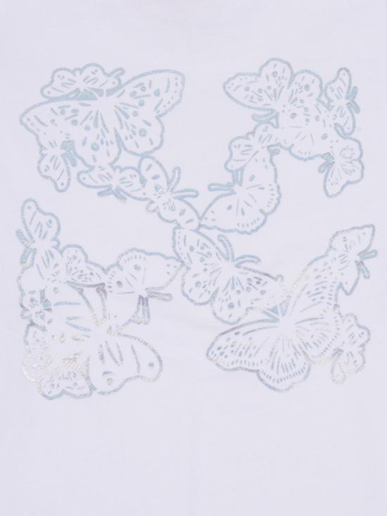 26SS [키즈] 오프화이트 풀오버 OGBA001S26FLE002 100 White - OFF WHITE