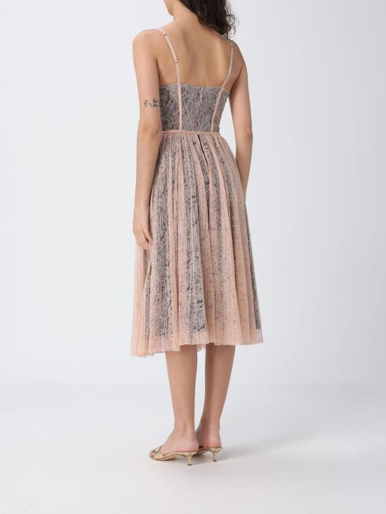26SS 엘리자베타프랜치 미디 원피스 AB97162E2 EM3 Nude - ELISABETTA FRANCHI