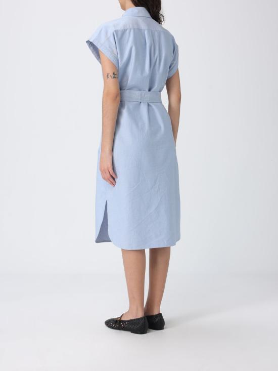 26SS 폴로 랄프로렌 미디 원피스 211A12907 001 Blue - POLO RALPH LAUREN
