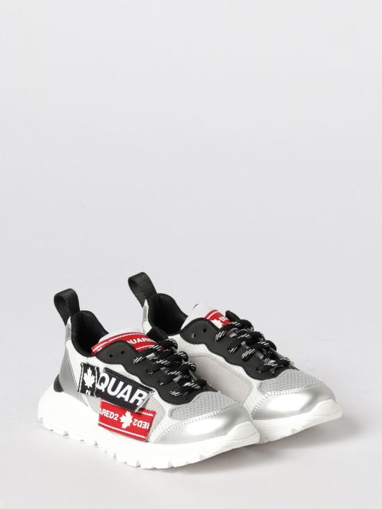 26SS [키즈] 디스퀘어드2 스니커즈 82744 2 White - DSQUARED2