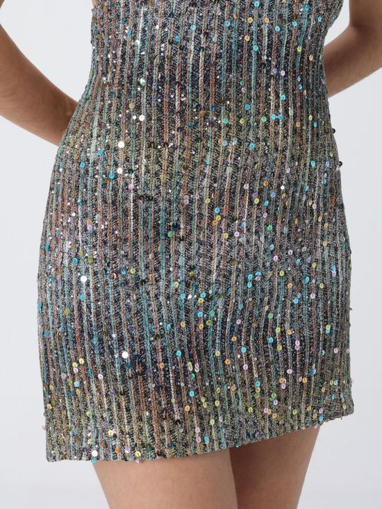 26SS 미소니 숏 원피스 DS26SG4CBC0066 SMSNT Brown - MISSONI