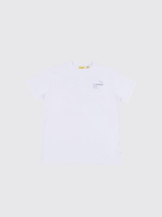 26SS [키즈] 오프화이트 티셔츠 OGAA001S26JER002 100 White