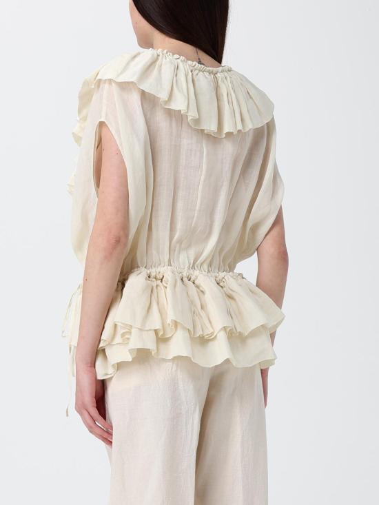 26SS 드리스 반 노튼 블라우스 0107103112 006 Ivory - DRIES VAN NOTEN