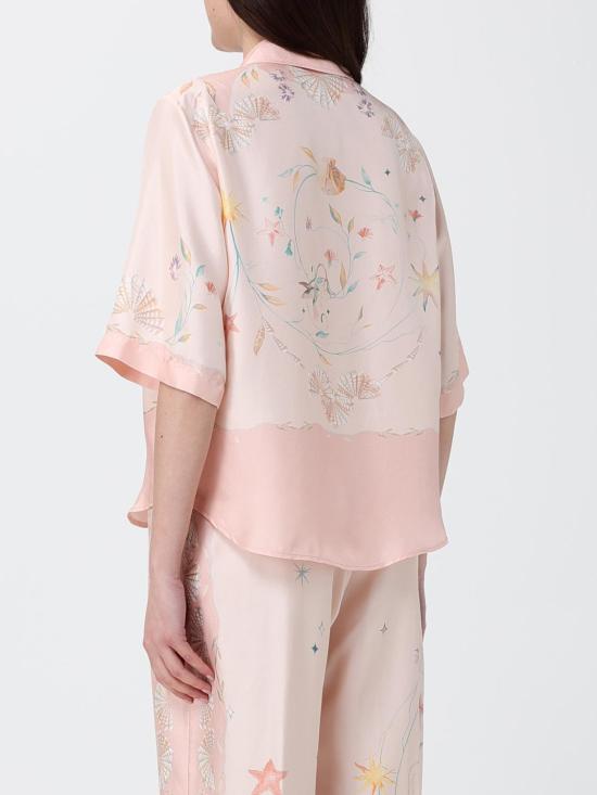 26SS 포르테포르테 블라우스 14919MYSHIRT 2022 Pink - FORTE FORTE
