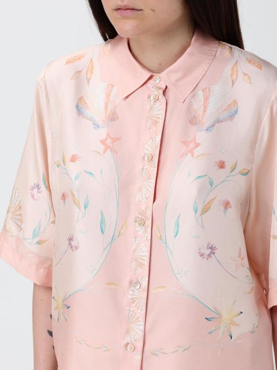 26SS 포르테포르테 블라우스 14919MYSHIRT 2022 Pink - FORTE FORTE