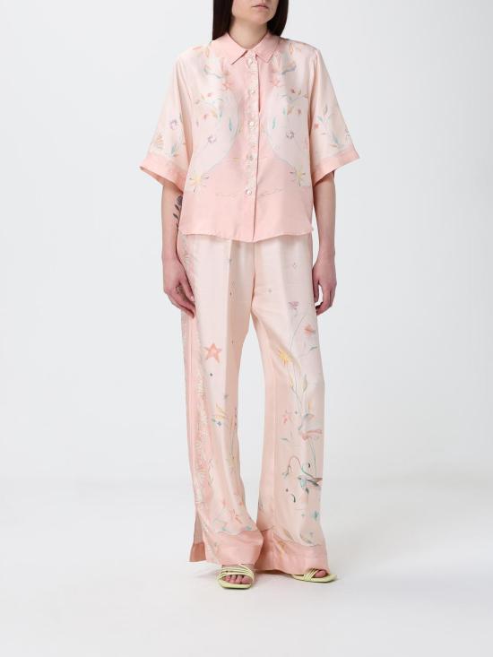 26SS 포르테포르테 블라우스 14919MYSHIRT 2022 Pink - FORTE FORTE