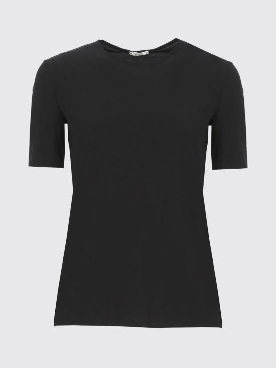 26SS 월포드 반팔 티셔츠 53387 7005 Black - WOLFORD