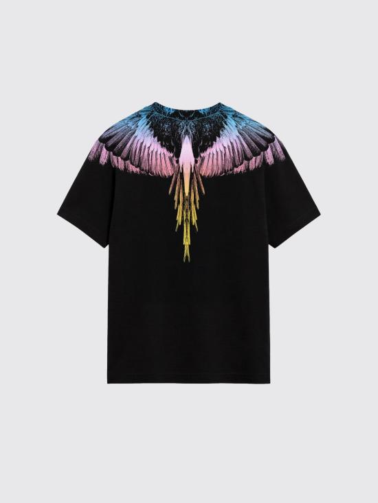 26SS [키즈] 컨트리 오브 밀란 티셔츠 S6CMJGTH071 110 Black - COUNTY OF MILAN