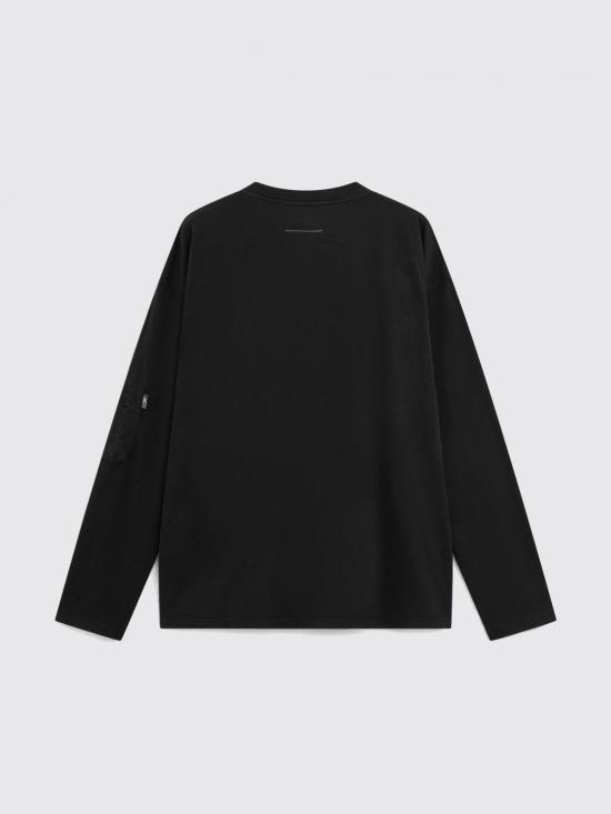 26SS MM6 메종마르지엘라 긴팔 티셔츠 SH0NH0022M20050 900 Black - MM6 MAISON MARGIELA