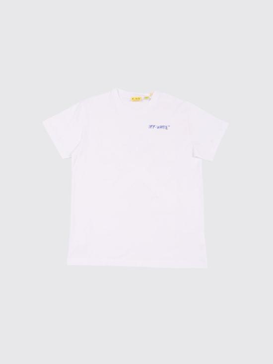 26SS [키즈] 오프화이트 티셔츠 OBAA002S26JER005 100 White