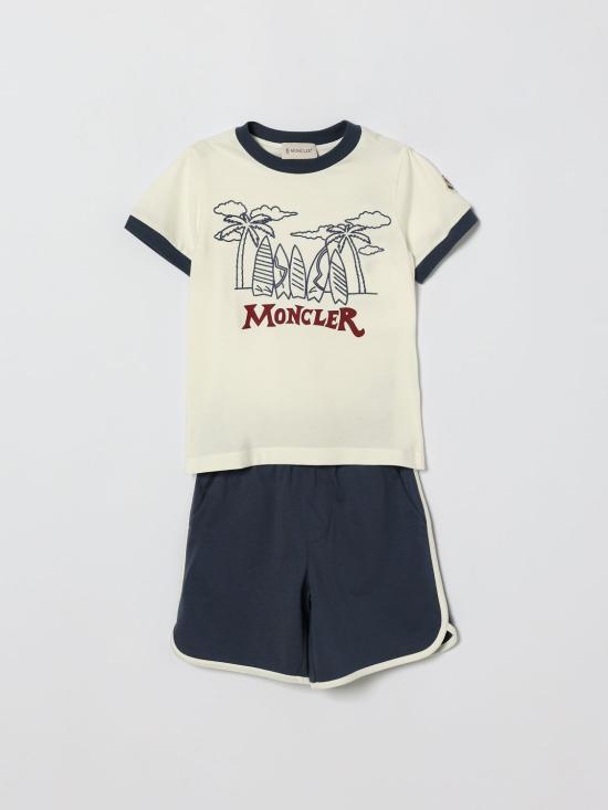 26SS [키즈] 몽클레어 트레이닝 웨어 8M0001589AFV F70 Gnawed Blue