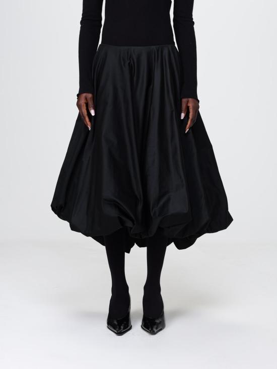 26SS 발렌시아가 롱 스커트 872332TJO61 1000 Black