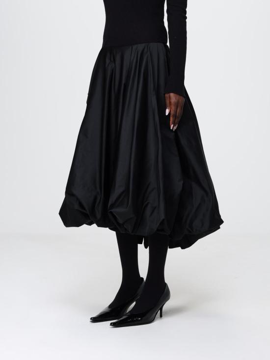 26SS 발렌시아가 롱 스커트 872332TJO61 1000 Black - BALENCIAGA