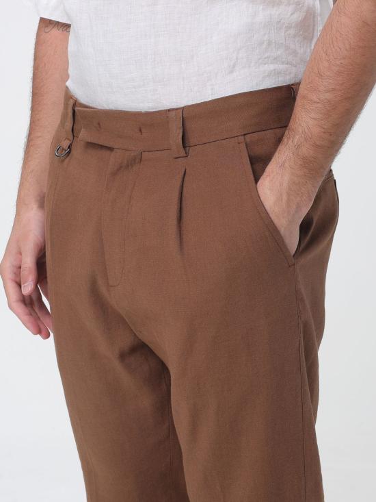 26SS 파올로페코라 스트레이트 팬츠 B1263632 1181 Brown - PAOLO PECORA