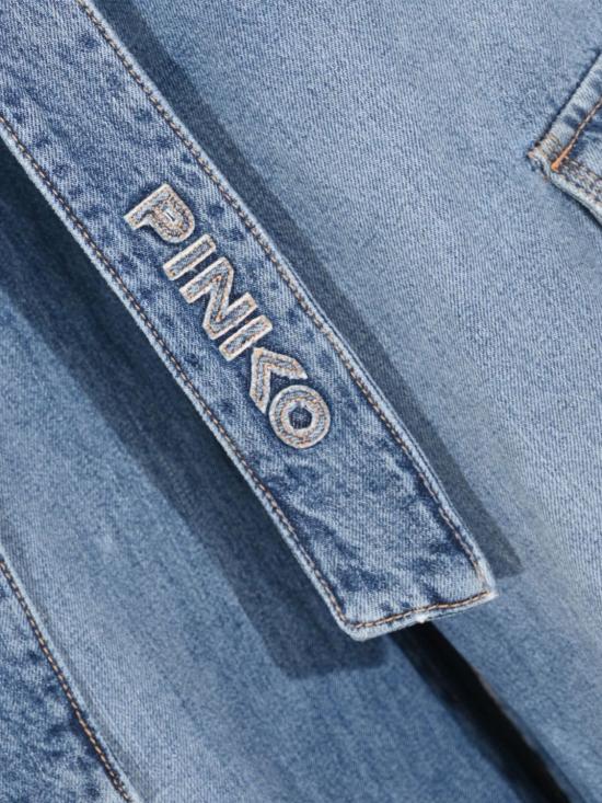 26SS 핑코 데님 숏팬츠 106269A323 PJO Blue - PINKO